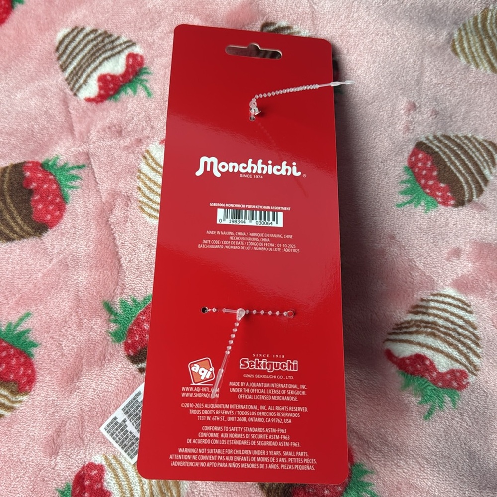 Monchhichi Keychain- Mad Girl - Picture 2 of 2